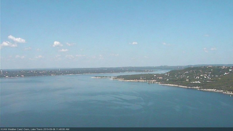 Lake Travis webcam, September 6, 2019 10:50 AM CT