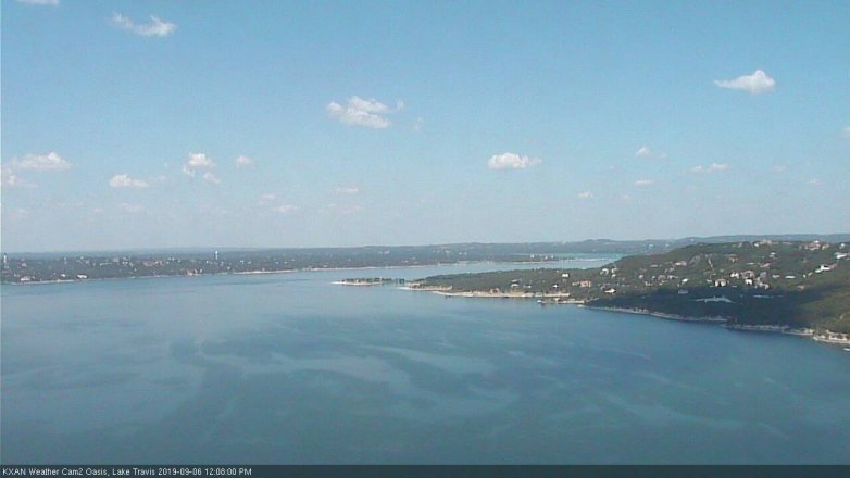 Lake Travis webcam, September 6, 2019 11:10 AM CT