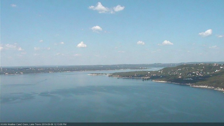 Lake Travis webcam, September 6, 2019 11:15 AM CT