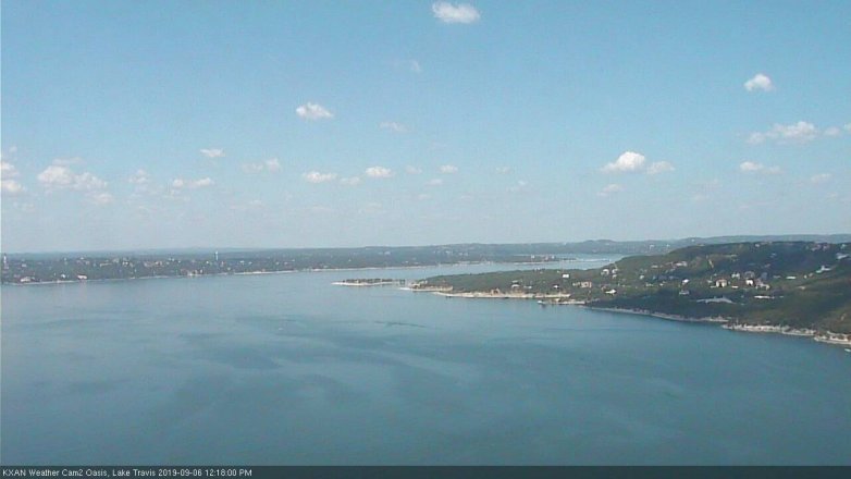 Lake Travis webcam, September 6, 2019 11:20 AM CT