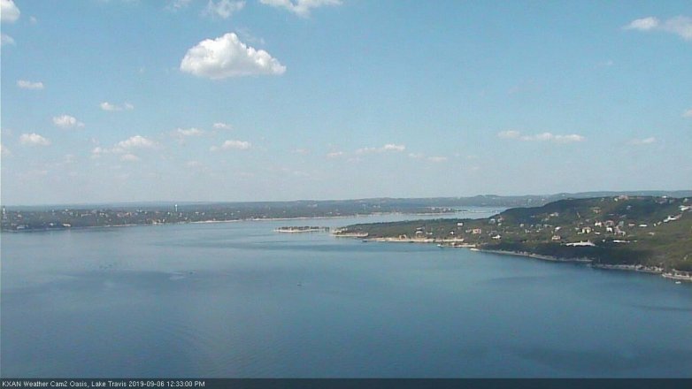 Lake Travis webcam, September 6, 2019 11:35 AM CT