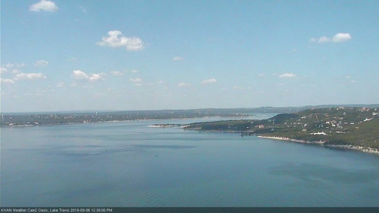 Lake Travis webcam, September 6, 2019 11:40 AM CT