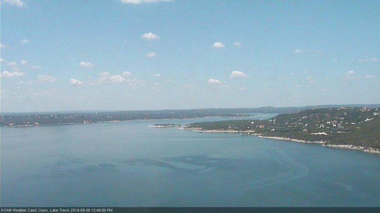 Lake Travis webcam, September 6, 2019 11:50 AM CT