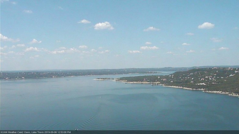 Lake Travis webcam, September 6, 2019 11:55 AM CT