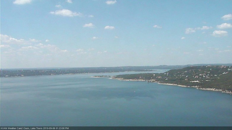 Lake Travis webcam, September 6, 2019 12:25 PM CT