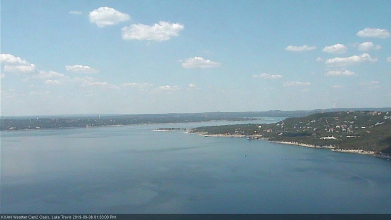 Lake Travis webcam, September 6, 2019 12:35 PM CT