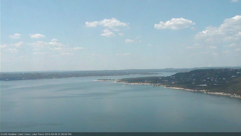 Lake Travis webcam, September 6, 2019 1:00 PM CT