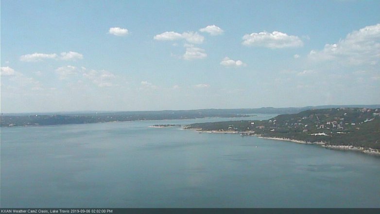 Lake Travis webcam, September 6, 2019 1:05 PM CT