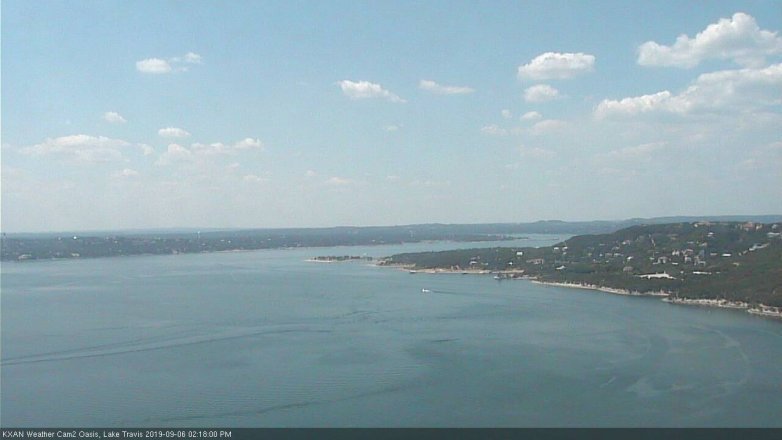 Lake Travis webcam, September 6, 2019 1:20 PM CT