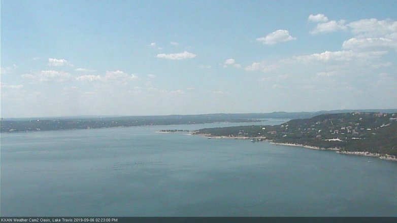 Lake Travis webcam, September 6, 2019 1:25 PM CT