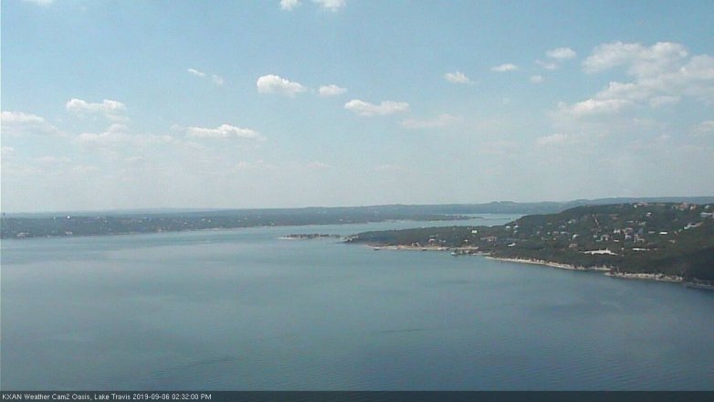 Lake Travis webcam, September 6, 2019 1:35 PM CT