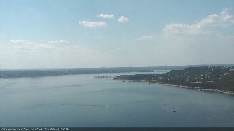 Lake Travis webcam, September 6, 2019 2:20 PM CT