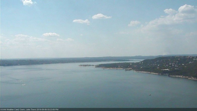 Lake Travis webcam, September 6, 2019 2:25 PM CT