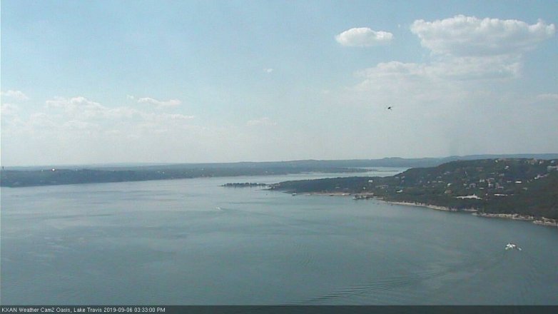 Lake Travis webcam, September 6, 2019 2:35 PM CT