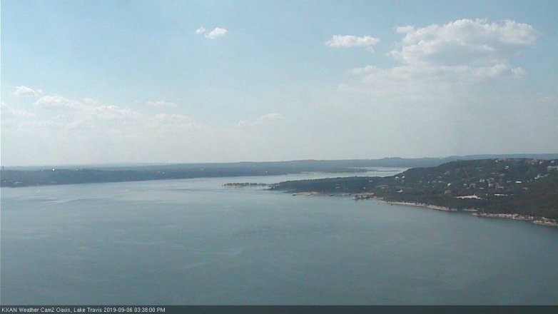 Lake Travis webcam, September 6, 2019 2:40 PM CT