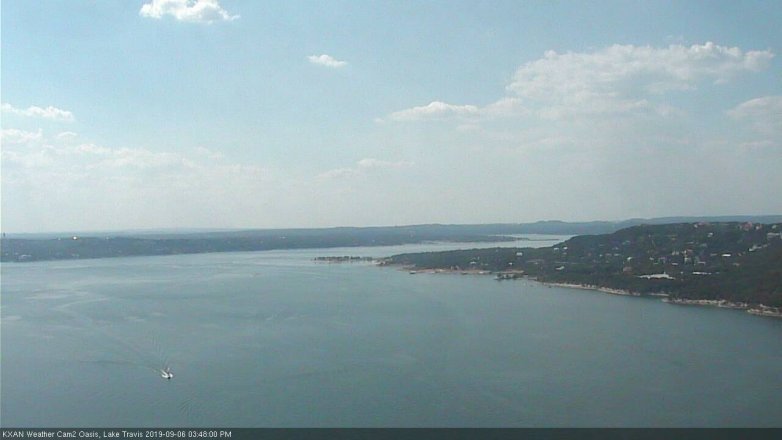 Lake Travis webcam, September 6, 2019 2:50 PM CT