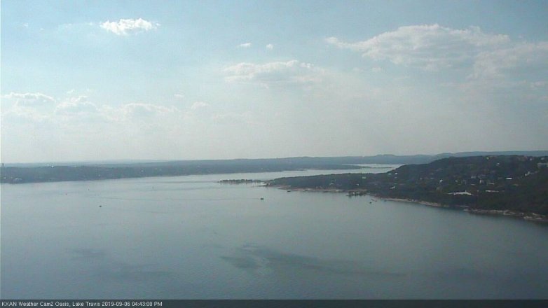 Lake Travis webcam, September 6, 2019 3:45 PM CT