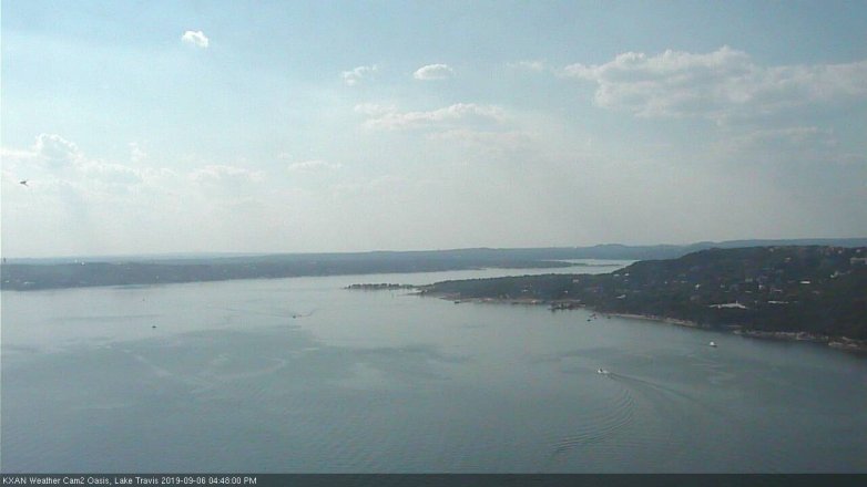 Lake Travis webcam, September 6, 2019 3:50 PM CT