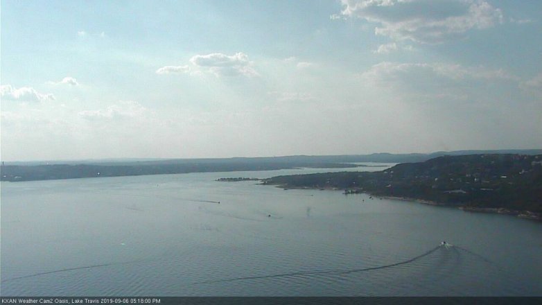 Lake Travis webcam, September 6, 2019 4:20 PM CT