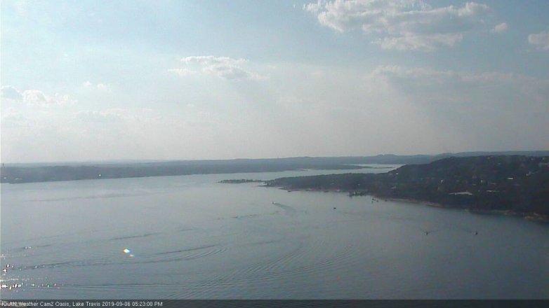 Lake Travis webcam, September 6, 2019 4:25 PM CT