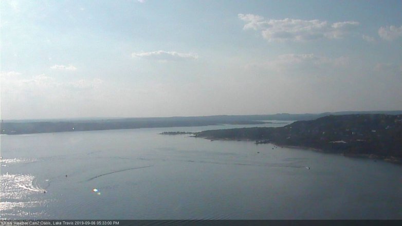 Lake Travis webcam, September 6, 2019 4:35 PM CT