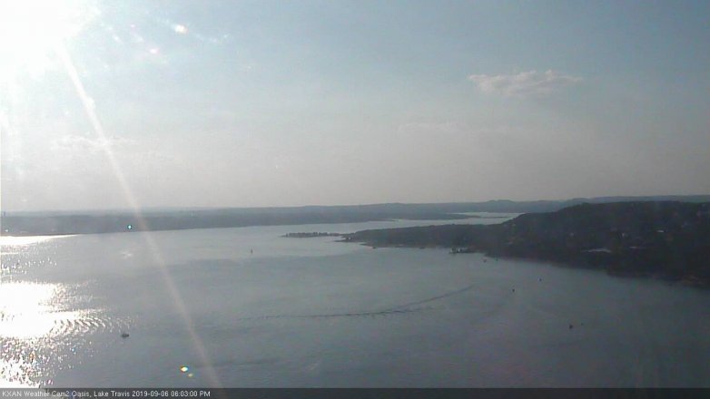 Lake Travis webcam, September 6, 2019 5:05 PM CT