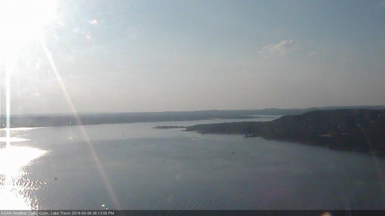 Lake Travis webcam, September 6, 2019 5:15 PM CT