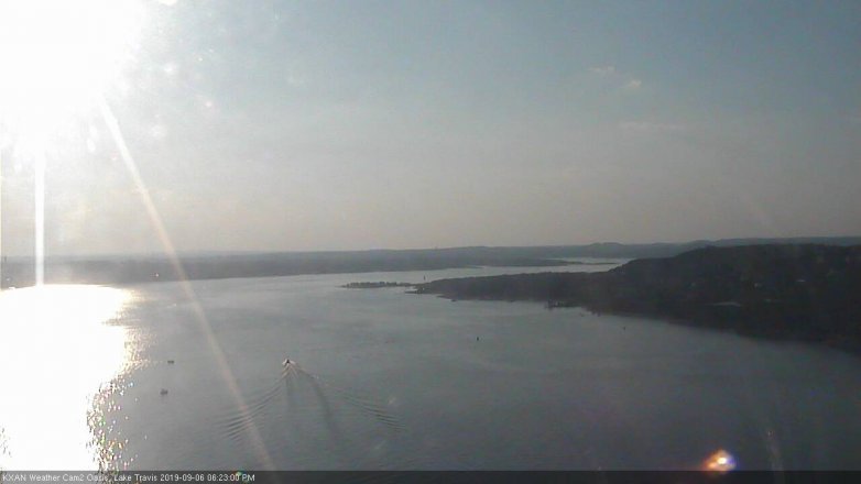 Lake Travis webcam, September 6, 2019 5:25 PM CT