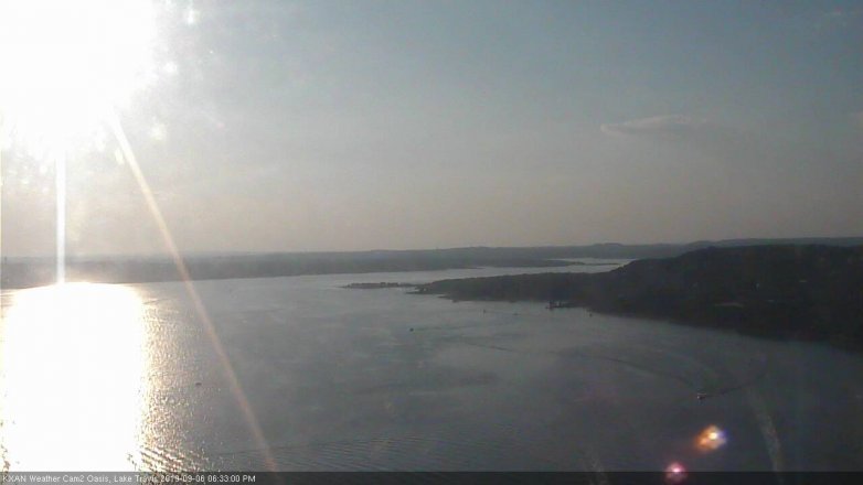Lake Travis webcam, September 6, 2019 5:35 PM CT