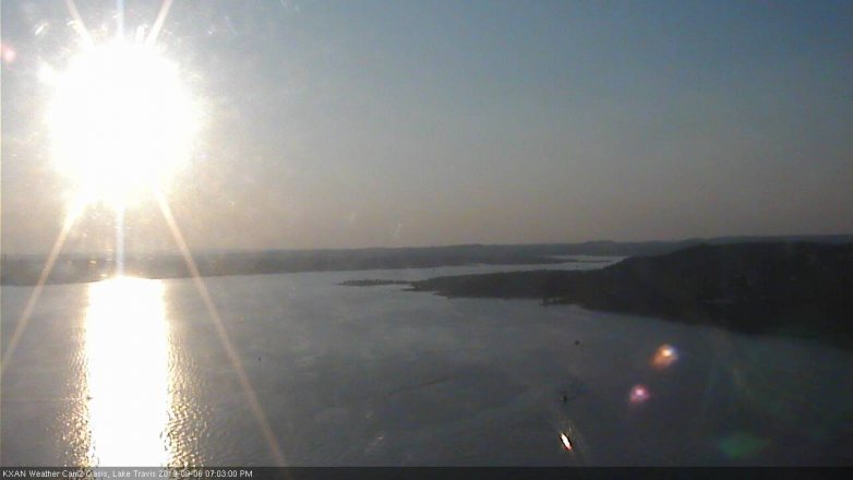 Lake Travis webcam, September 6, 2019 6:05 PM CT
