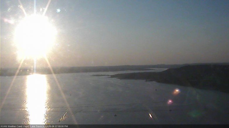 Lake Travis webcam, September 6, 2019 6:10 PM CT