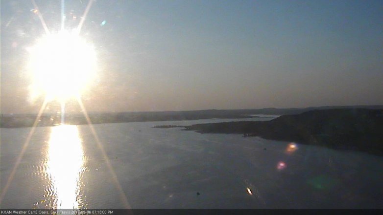 Lake Travis webcam, September 6, 2019 6:15 PM CT