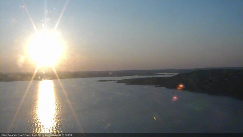 Lake Travis webcam, September 6, 2019 6:25 PM CT