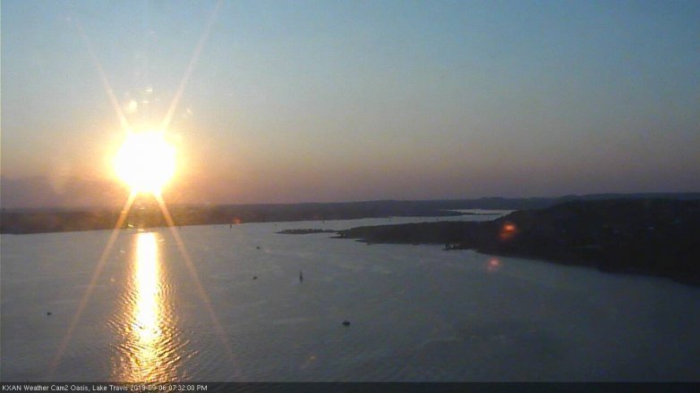 Lake Travis webcam, September 6, 2019 6:35 PM CT