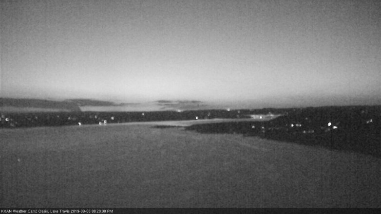 Lake Travis webcam, September 6, 2019 7:30 PM CT