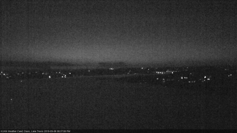 Lake Travis webcam, September 6, 2019 7:40 PM CT