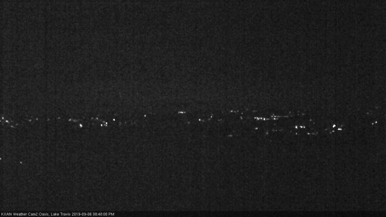 Lake Travis webcam, September 6, 2019 7:50 PM CT