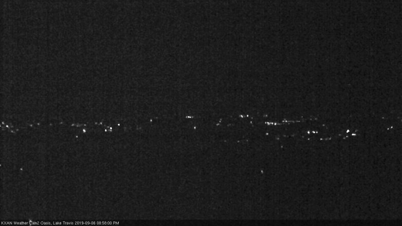 Lake Travis webcam, September 6, 2019 8:00 PM CT