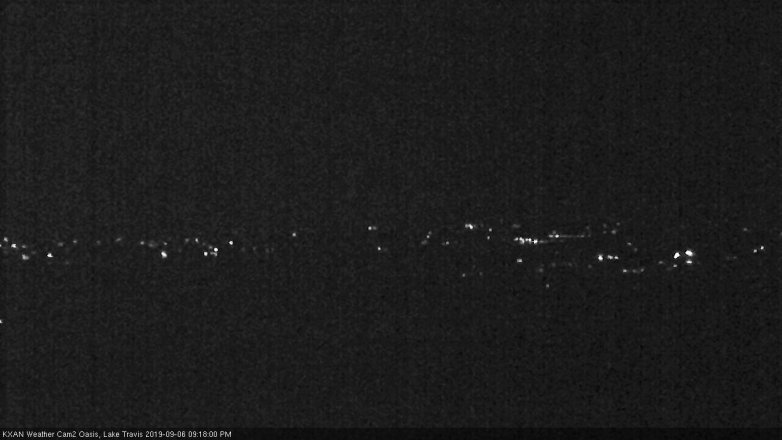 Lake Travis webcam, September 6, 2019 8:20 PM CT