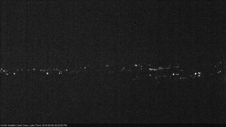 Lake Travis webcam, September 6, 2019 8:30 PM CT