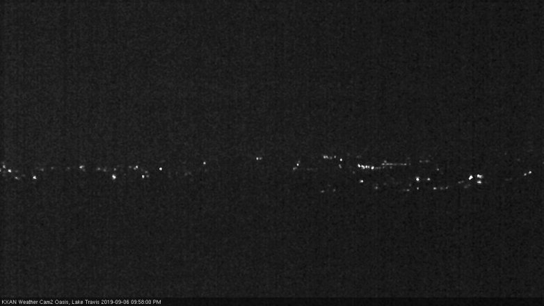Lake Travis webcam, September 6, 2019 9:00 PM CT