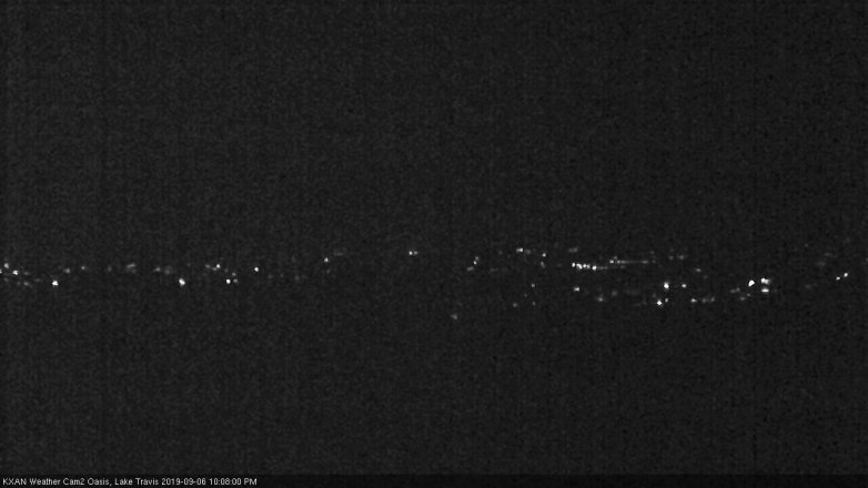 Lake Travis webcam, September 6, 2019 9:10 PM CT