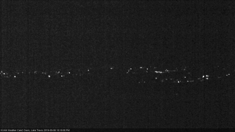 Lake Travis webcam, September 6, 2019 9:20 PM CT