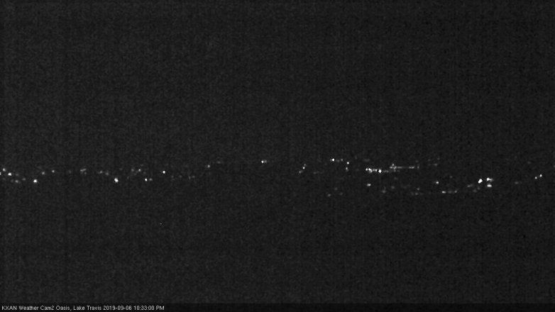 Lake Travis webcam, September 6, 2019 9:35 PM CT