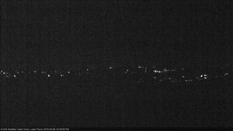 Lake Travis webcam, September 6, 2019 9:40 PM CT