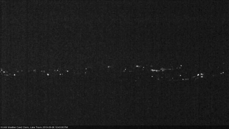 Lake Travis webcam, September 6, 2019 9:45 PM CT