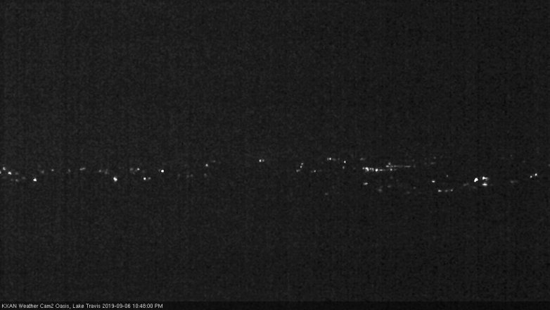 Lake Travis webcam, September 6, 2019 9:50 PM CT