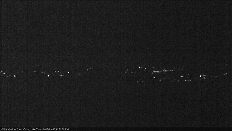 Lake Travis webcam, September 6, 2019 10:25 PM CT
