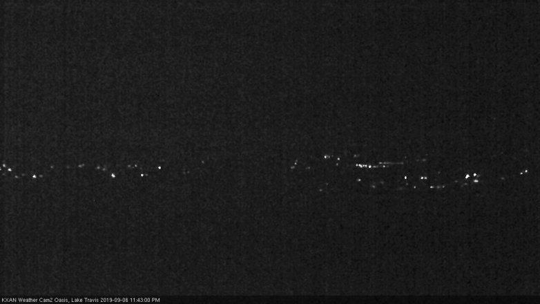 Lake Travis webcam, September 6, 2019 10:45 PM CT
