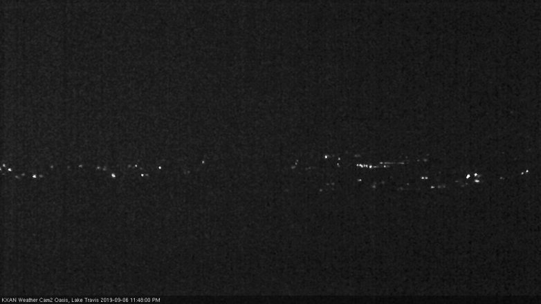 Lake Travis webcam, September 6, 2019 10:50 PM CT